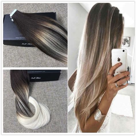 brown and blonde ombre hair extensions